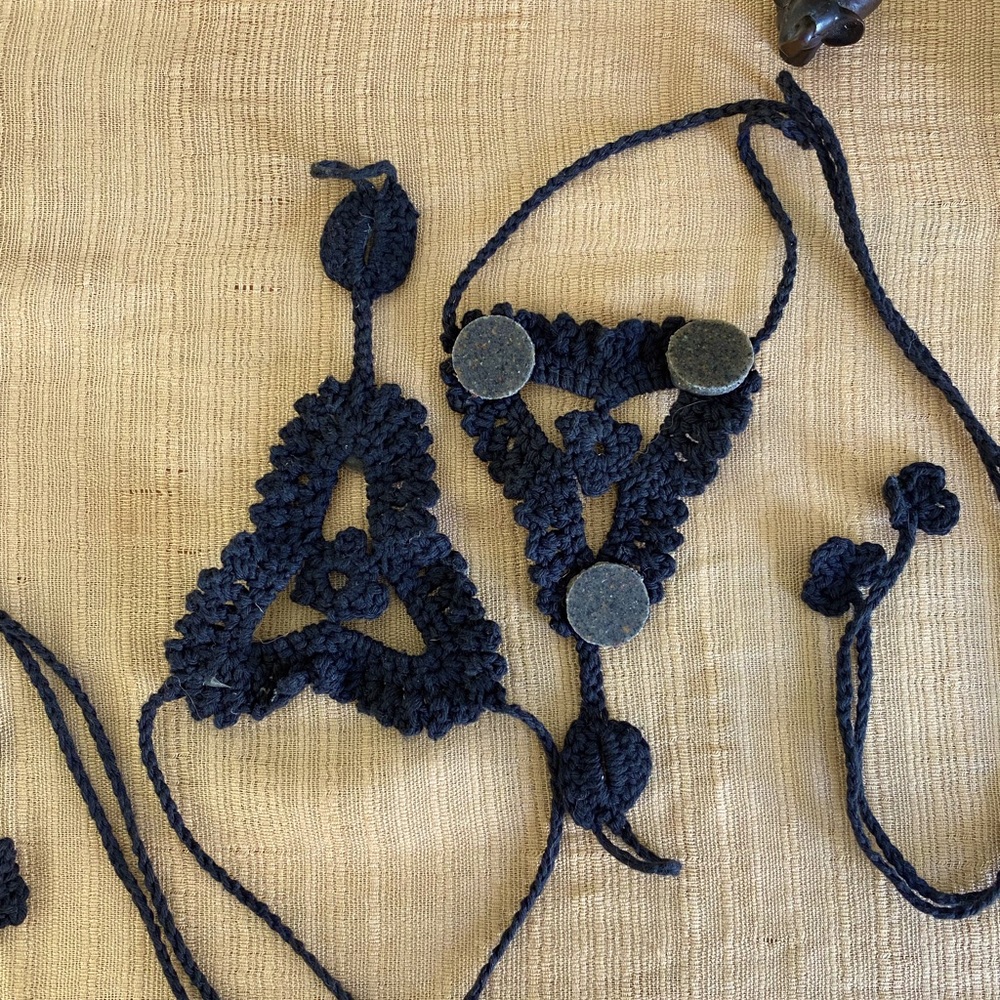 Crochet anklet